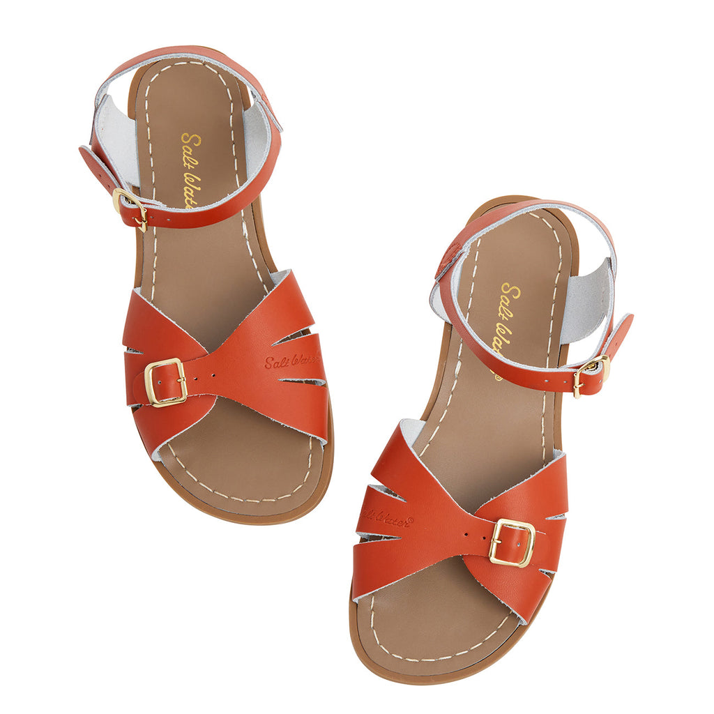 Fashion orange saltwater sandals