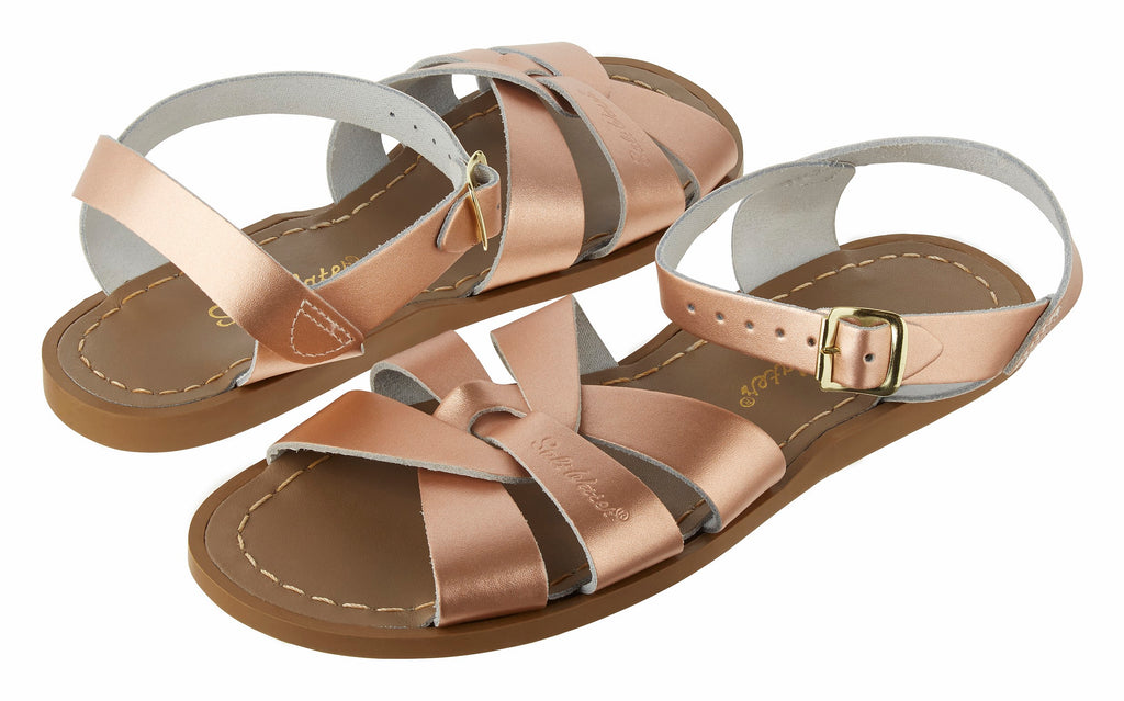 Rose gold cheap saltwater sandals